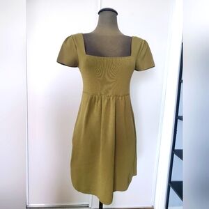 Zara Green Knit Mini Dress
